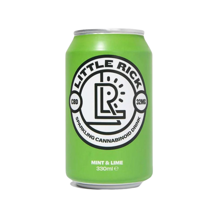 Little Rick Drink 32mg CBD Sparkling 330ml Mint & Lime