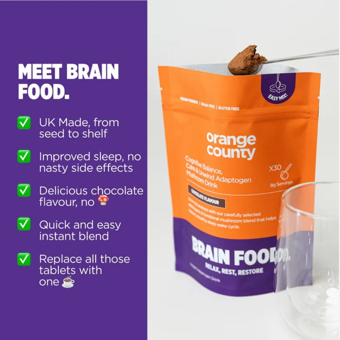 Brain Food Chocolate Supplement Drink