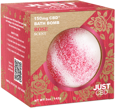 Rose bath bomb